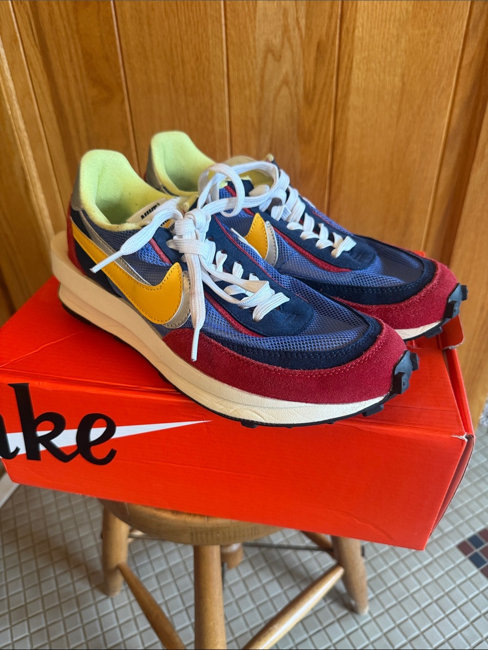 “Sacai Varsity Blue” LD Waffle